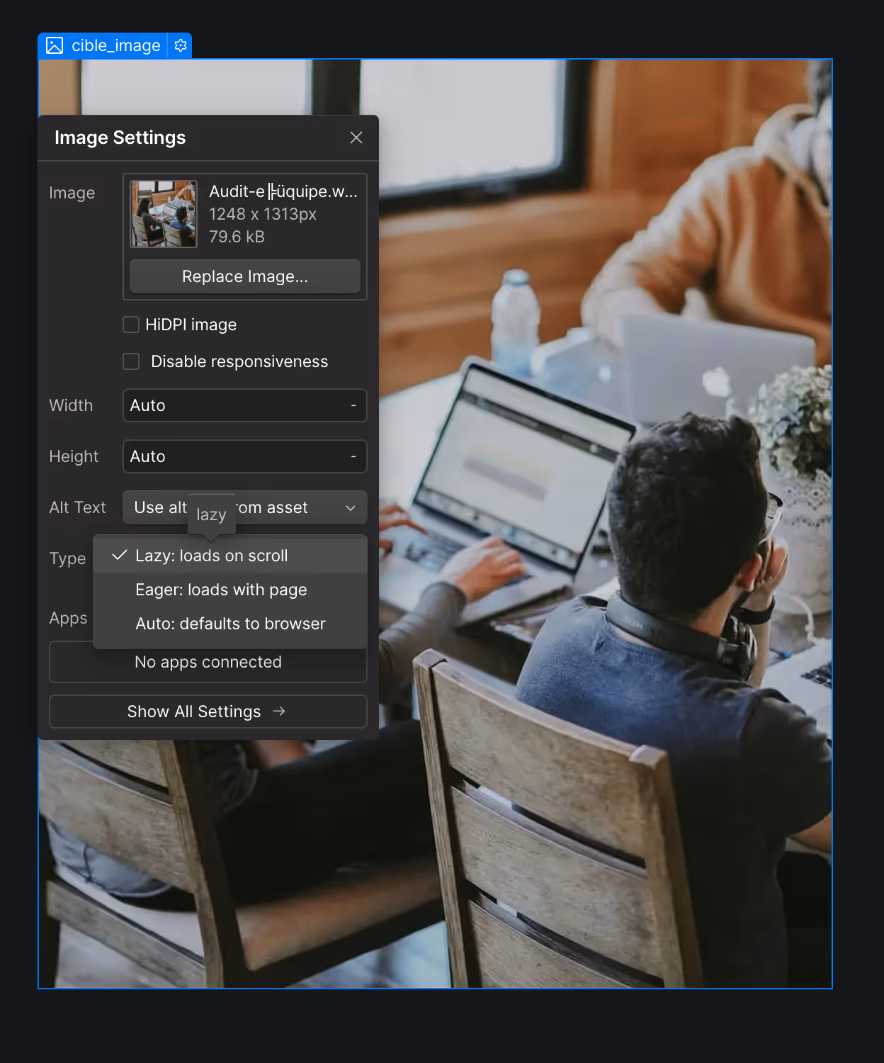 Activation du lazy loading sur Webflow