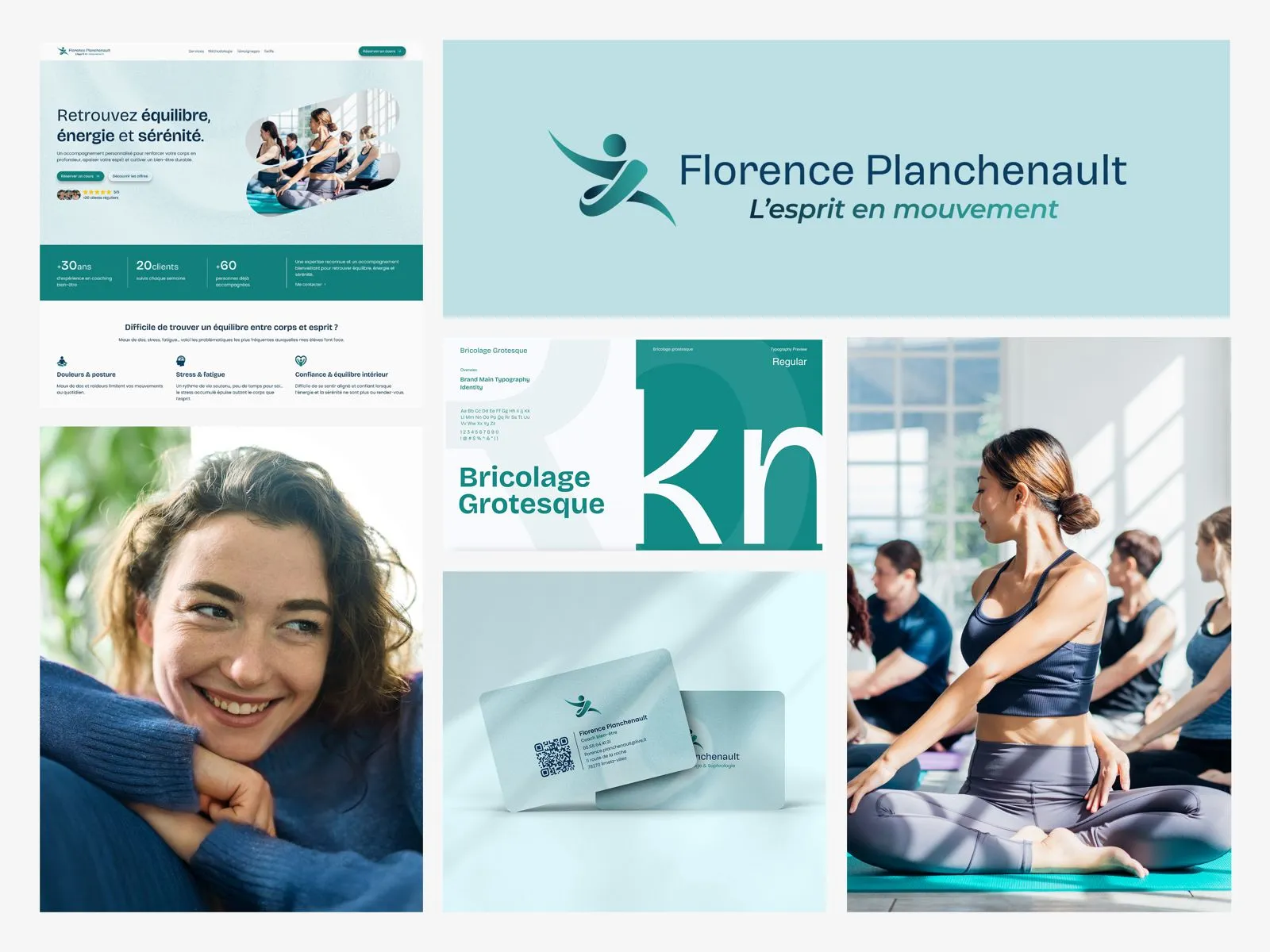 Identité visuelle Florence Planchenault - Logo et charte graphique