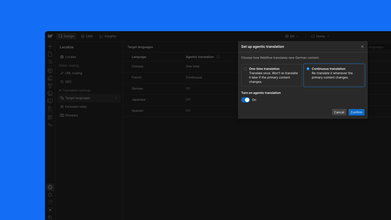 Agentic Translation Webflow