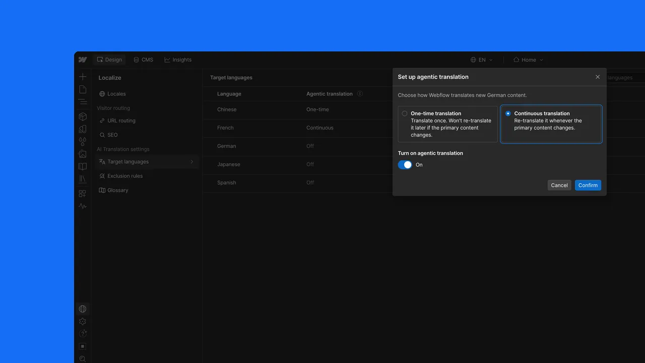 Agentic Translation Webflow
