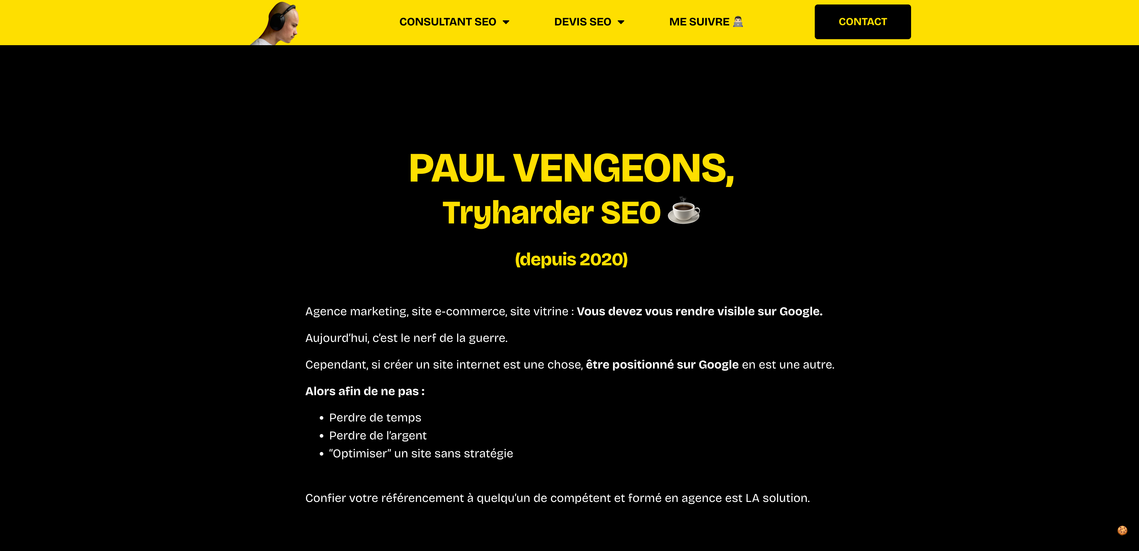 Paul Vengeons, consultant SEO et GEO freelance et cofondateur de ChatSEO