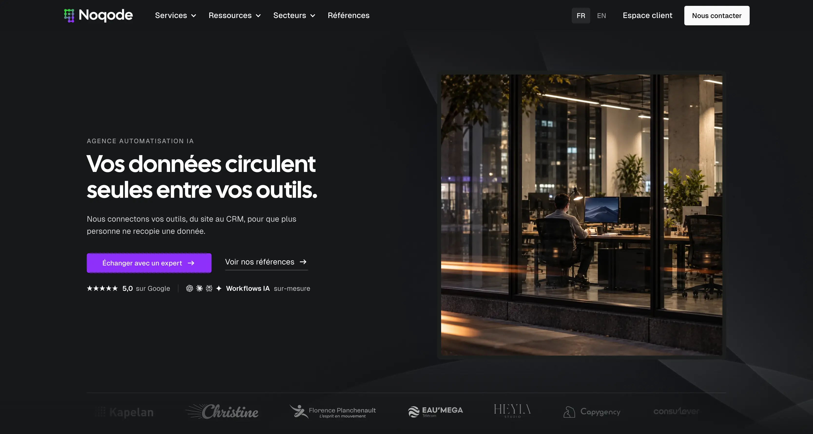 Noqode - Meilleure agence IA