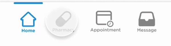 Revised navigation with calendar icon