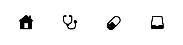 Original navigation with stethoscope icon