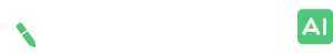 Green rocket icon and AI text label on white background
