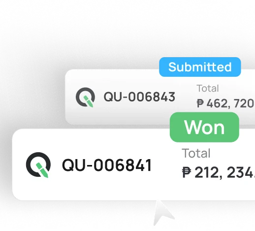 Two lottery tickets showing QU-006843 submitted for 462,720 pesos and QU-006841 won 212,234 pesos