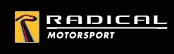 Radical Motorsport logo with gold and black design on dark background