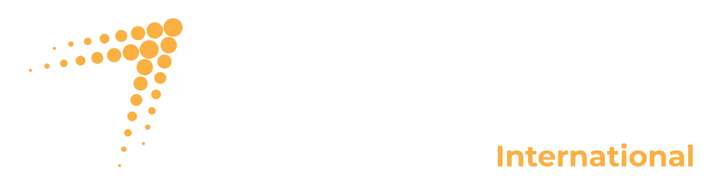 Cowater International Logo with orange and white design