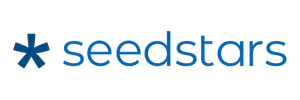 Seedstars logo with blue asterisk symbol and text wordmark