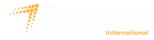 Cowater International Logo with orange and white design