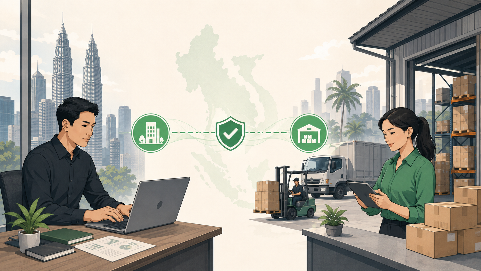 Malaysian business paying a Philippine supplier