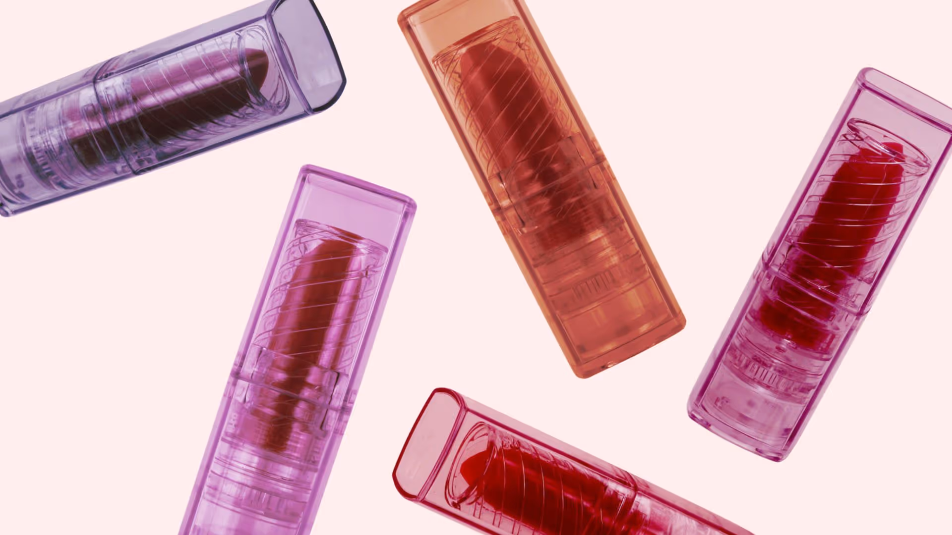 Sustainable PET Monomaterial Lipsticks