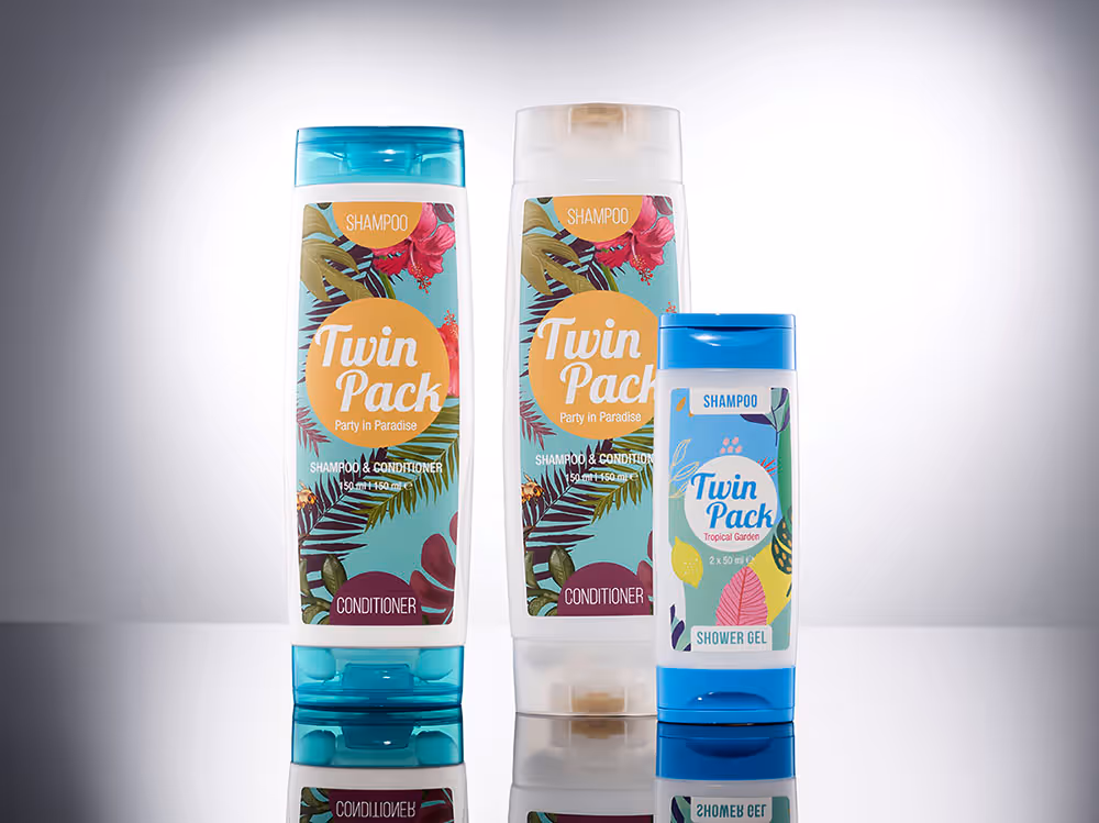 Twin Pack duo chamber bottles