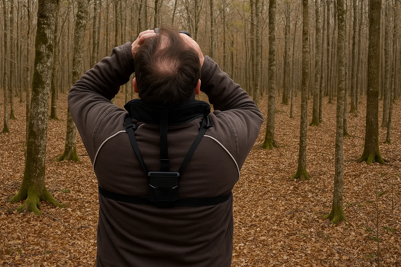 exosquelette Moon sur un agent forestier