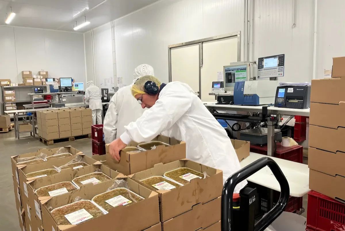 exosquelette ouvrier en salaison