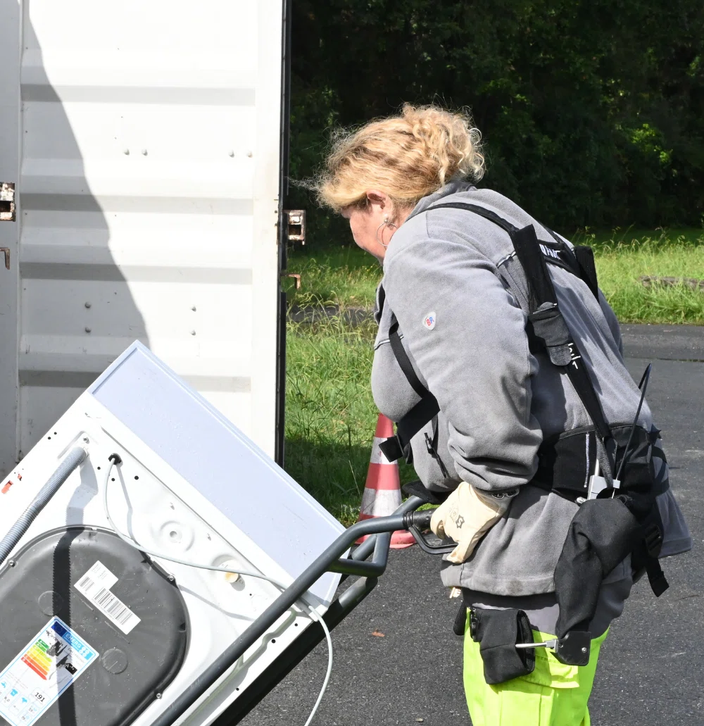 exosquelette déchetterie