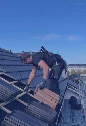 exosquelette Wave sur couvreur
