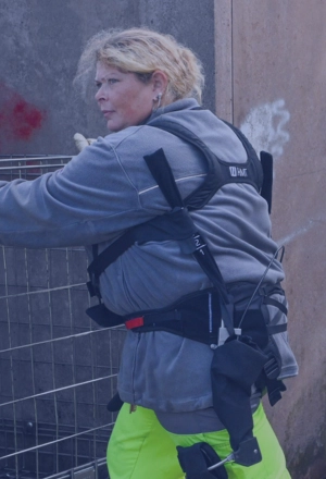 exosquelette Wave en déchetterie