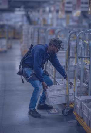 exosquelette Wave sur logisticien