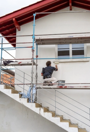 Peinture façade en hauteur