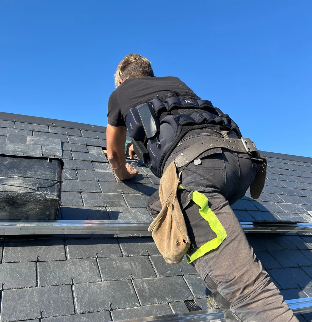 exosquelette couvreur et photovoltaïque