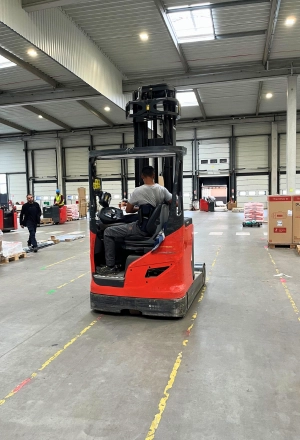 Prépa de commande sur chariot