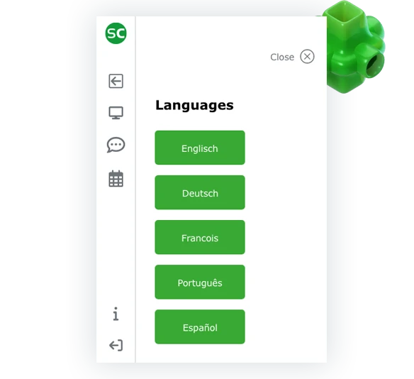 Verschiedene Sprachen