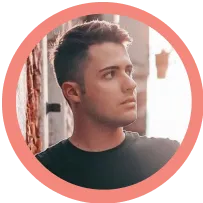 Image of a man in a circle