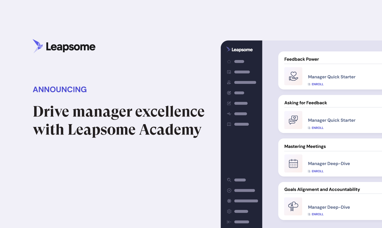 Leapsome launches Leapsome Academy: a new era for manager development