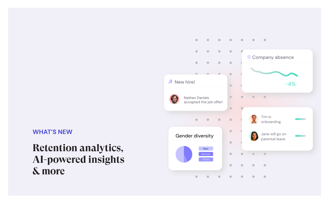Leapsome’s product updates: retention analytics & AI-powered insights