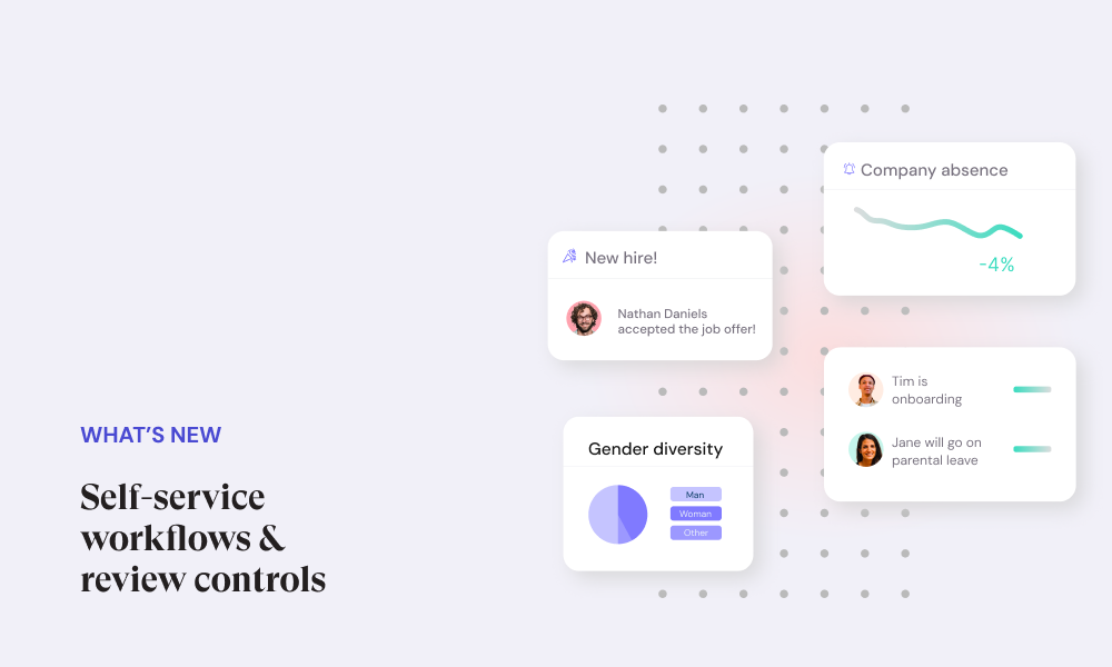Leapsome’s product updates: self-service HR, smarter reviews & instant policy help