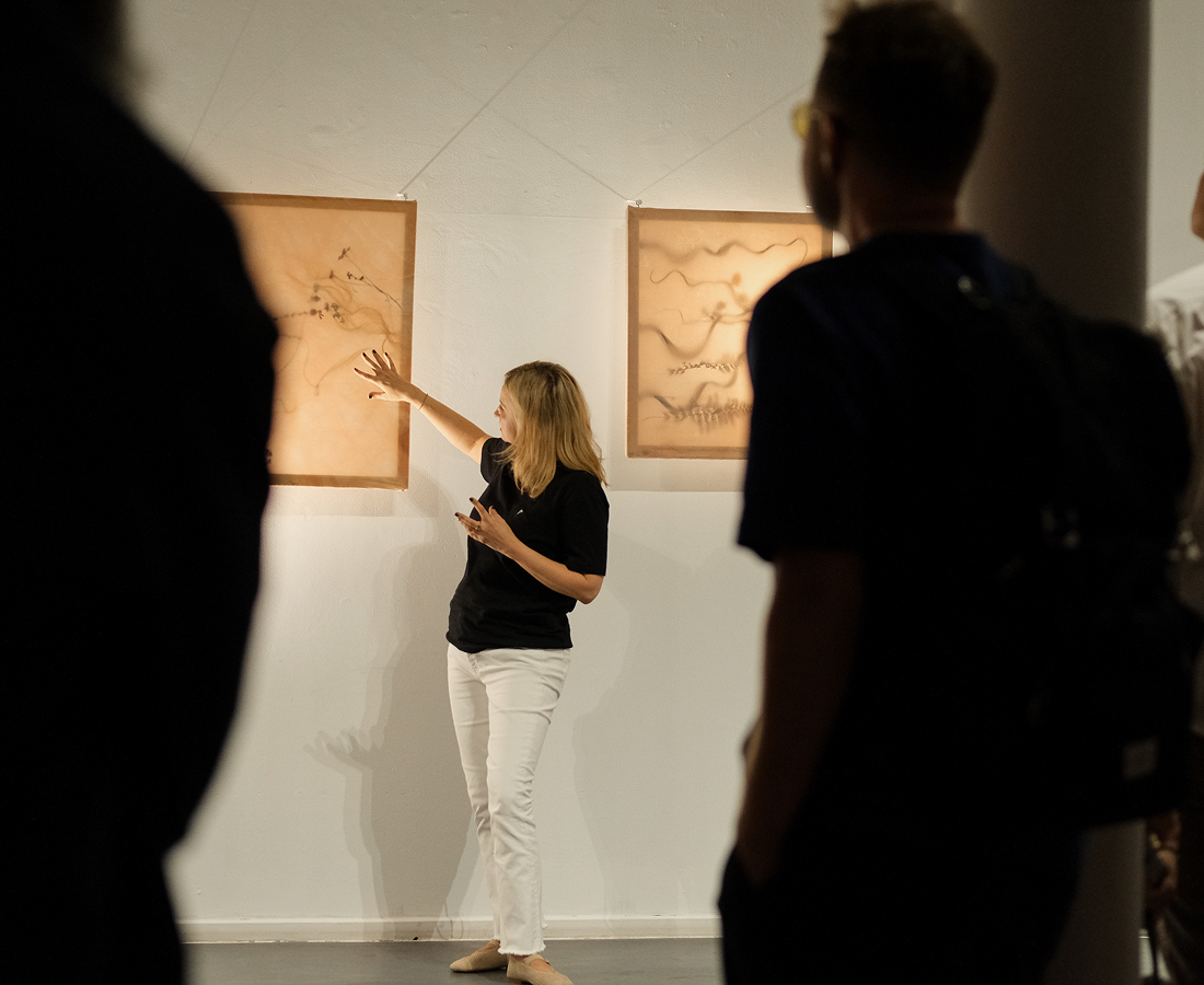 Выстава Марыі Гвардзейцавай