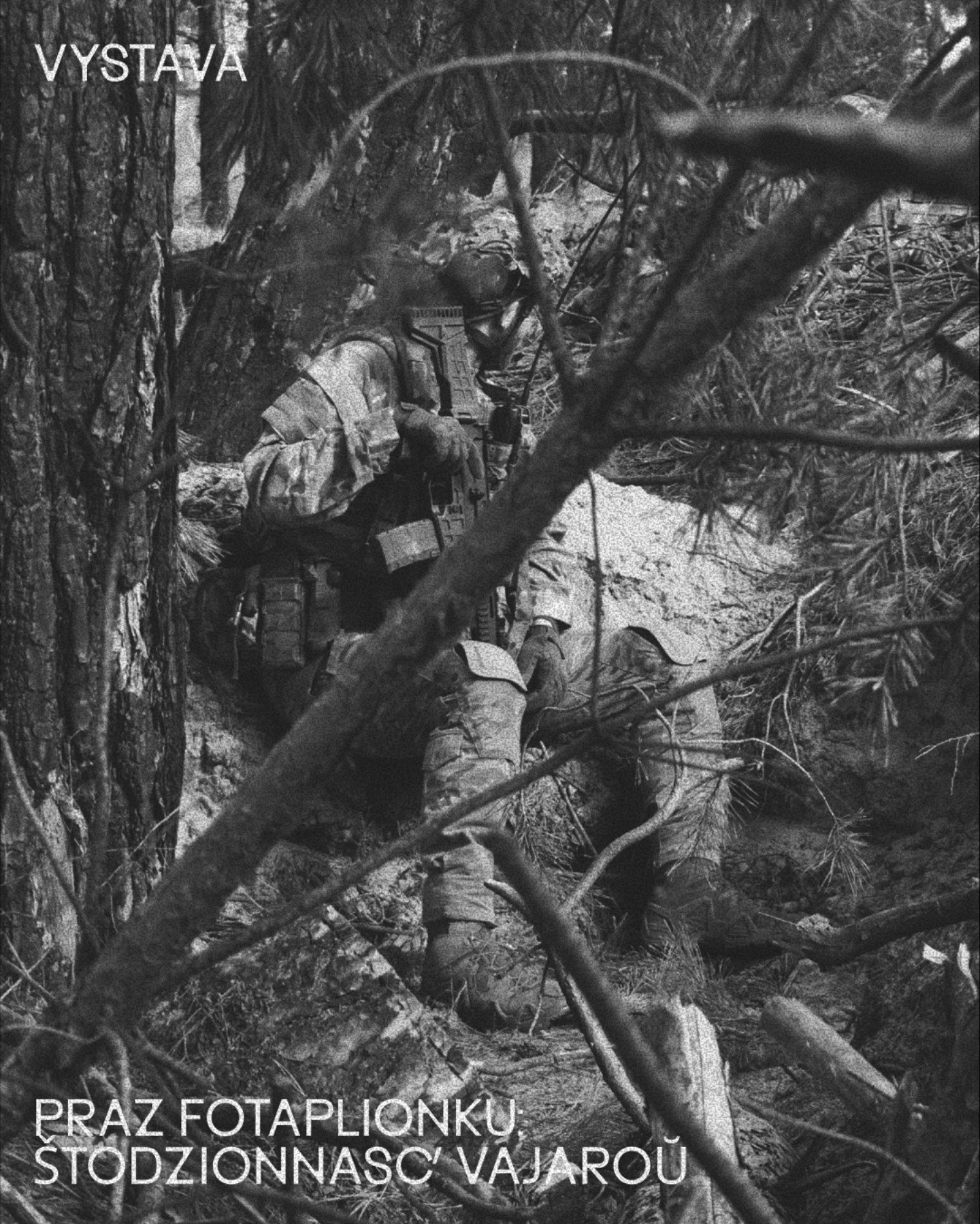 Выстава «Праз фотаплёнку. Штодзённасць ваяроў» аўтарства Яўгена Жураўскага