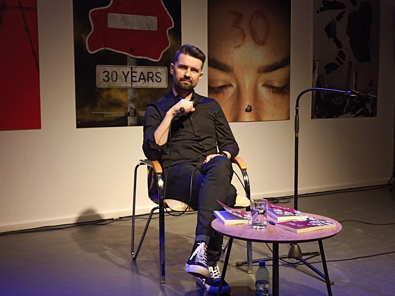 Прэзентацыя кнігі «Гвалт» Аляксандра Чарнухі ў Музеі Вольнай Беларусі