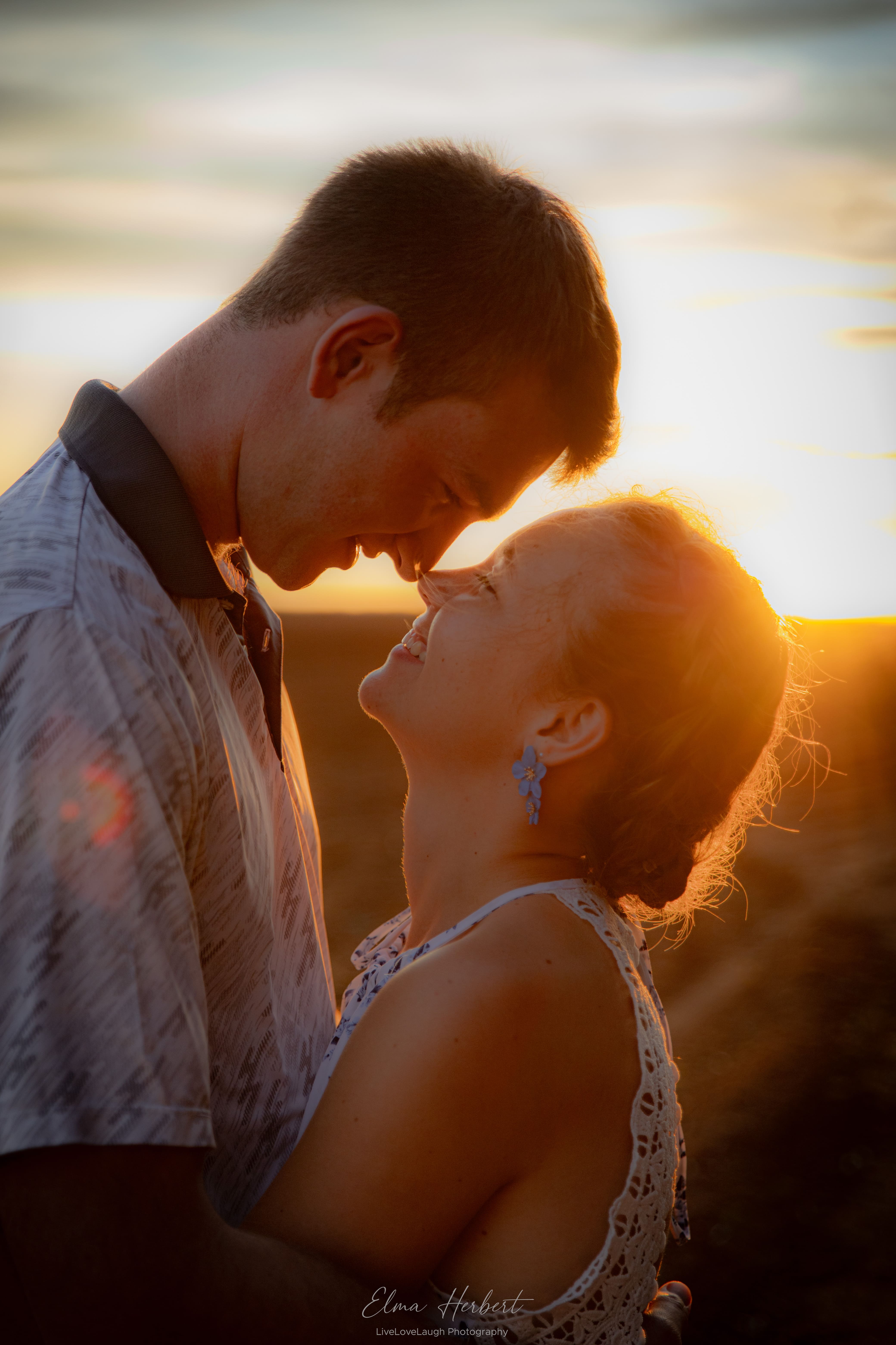 couple at sunset