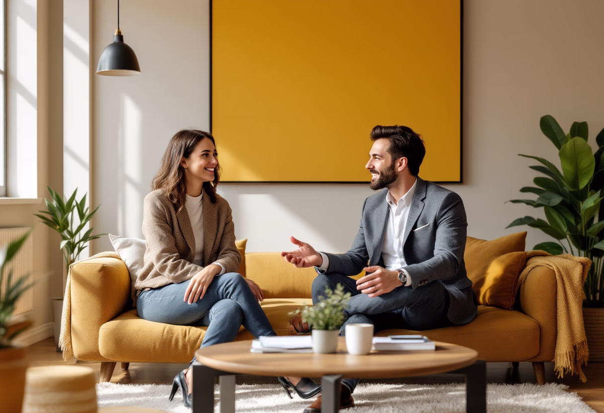 image of meeting with financial advisors