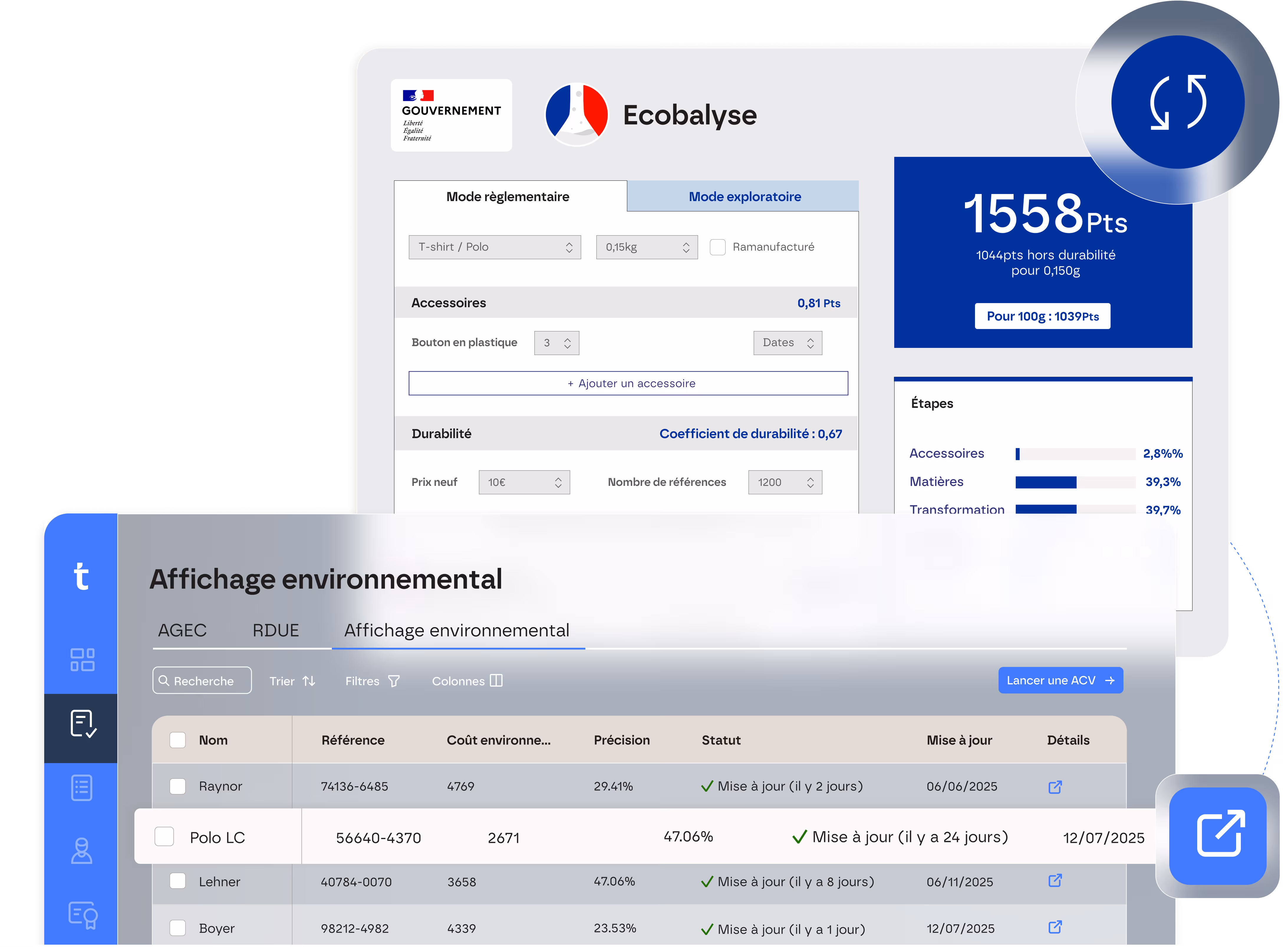 Transmission automatique de vos données au portail de l’ADEME