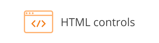 HTML controls are classic editable elements like <textarea>, <element contenteditable=”true” and “false”>, <textarea readonly>