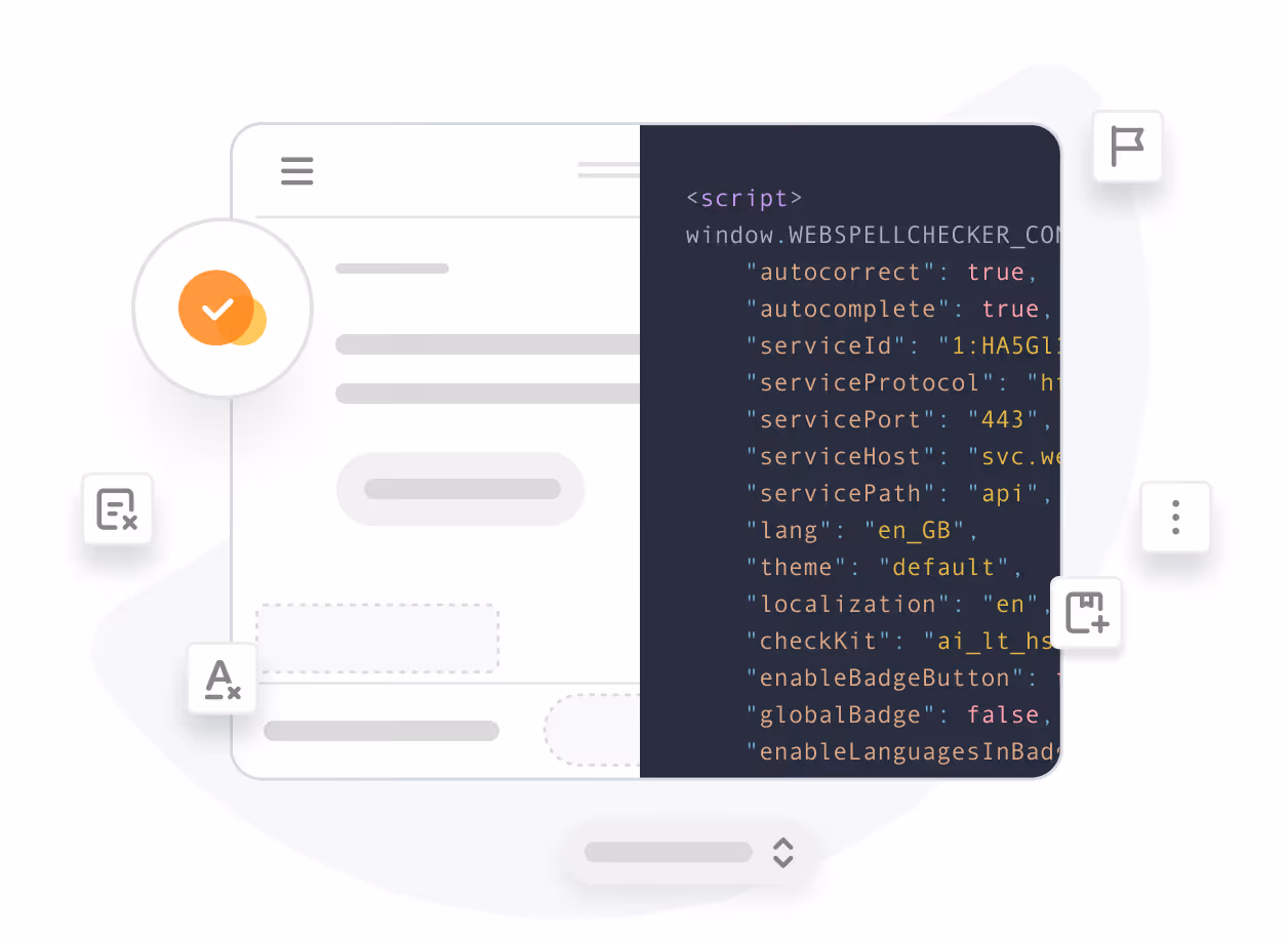 WProofreader SDK configuration