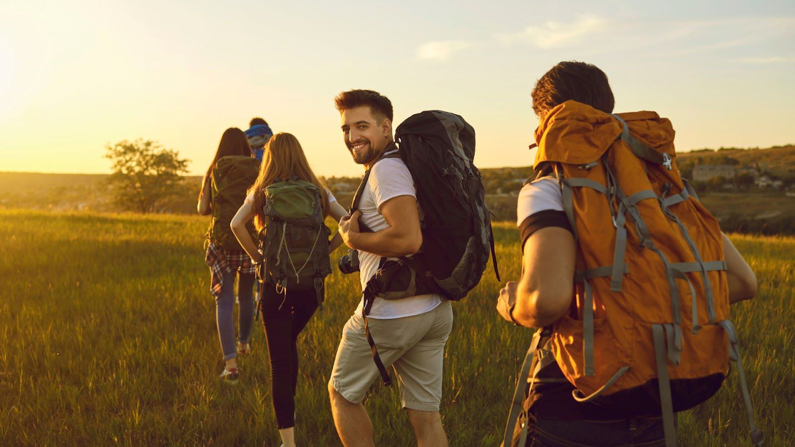 image of a travel guide in action