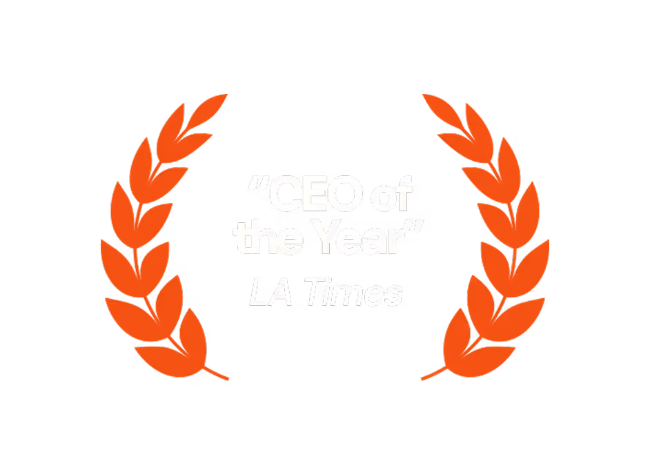 CEO of the year badge