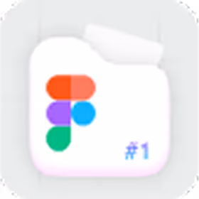 A white rounded square icon featuring the colorful Figma logo and a small blue hashtag with the number 1.