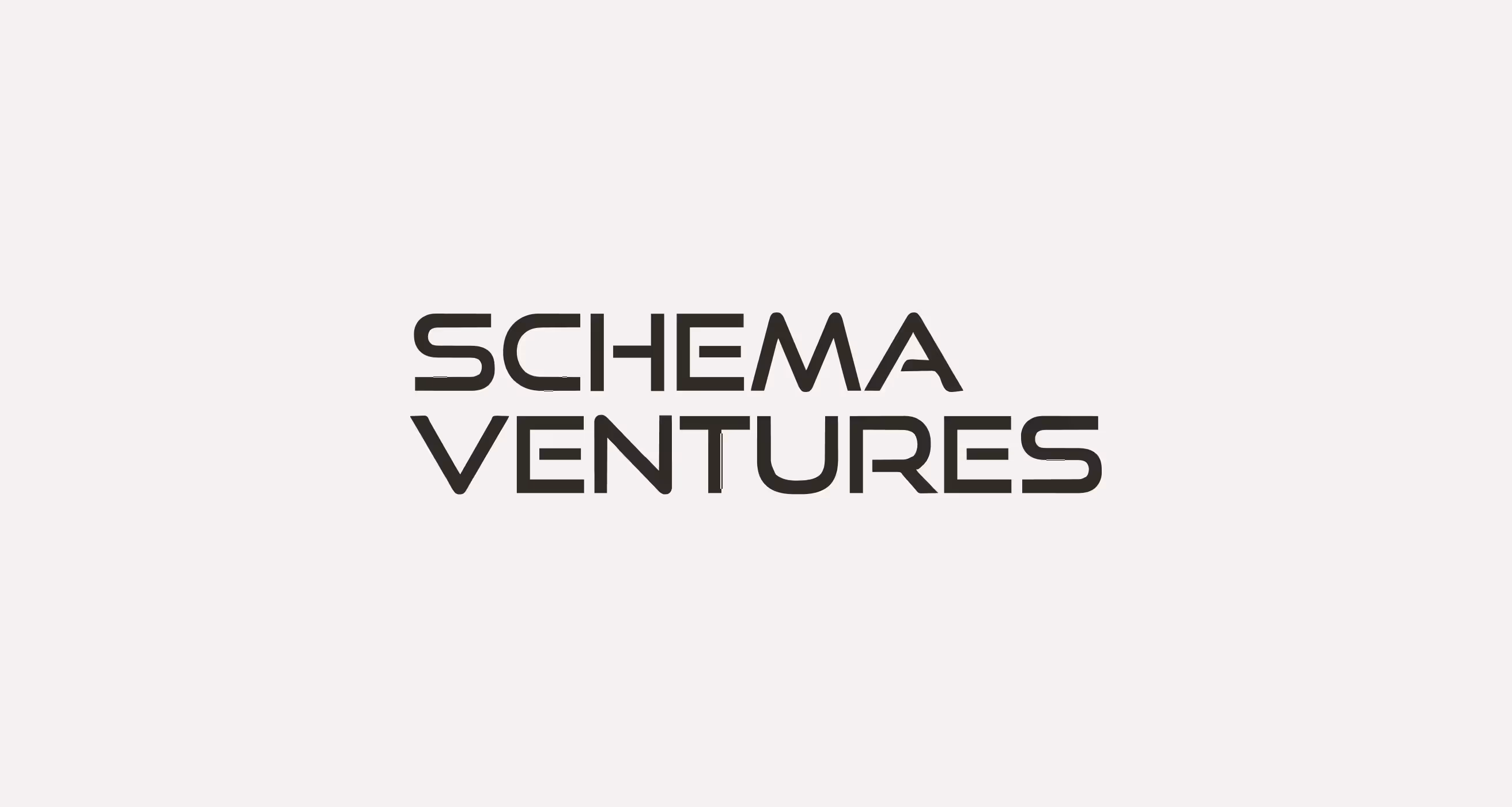 Black text logo stating Schema Ventures on a light beige background.
