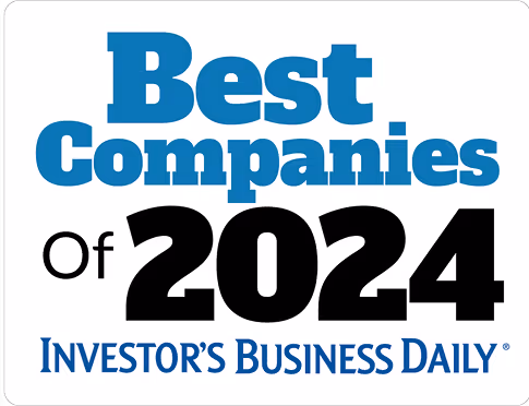 Best Companies of 2024 Investor's Business Daily Award