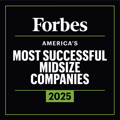 America's Most Successful Midsize Companies 2025 - Forbes Award