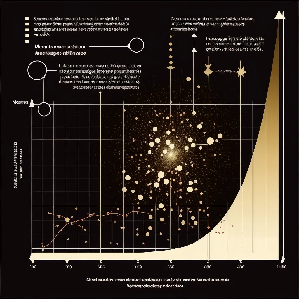Image from Midjourney for the query 'monte carlo experiment simulation graph'