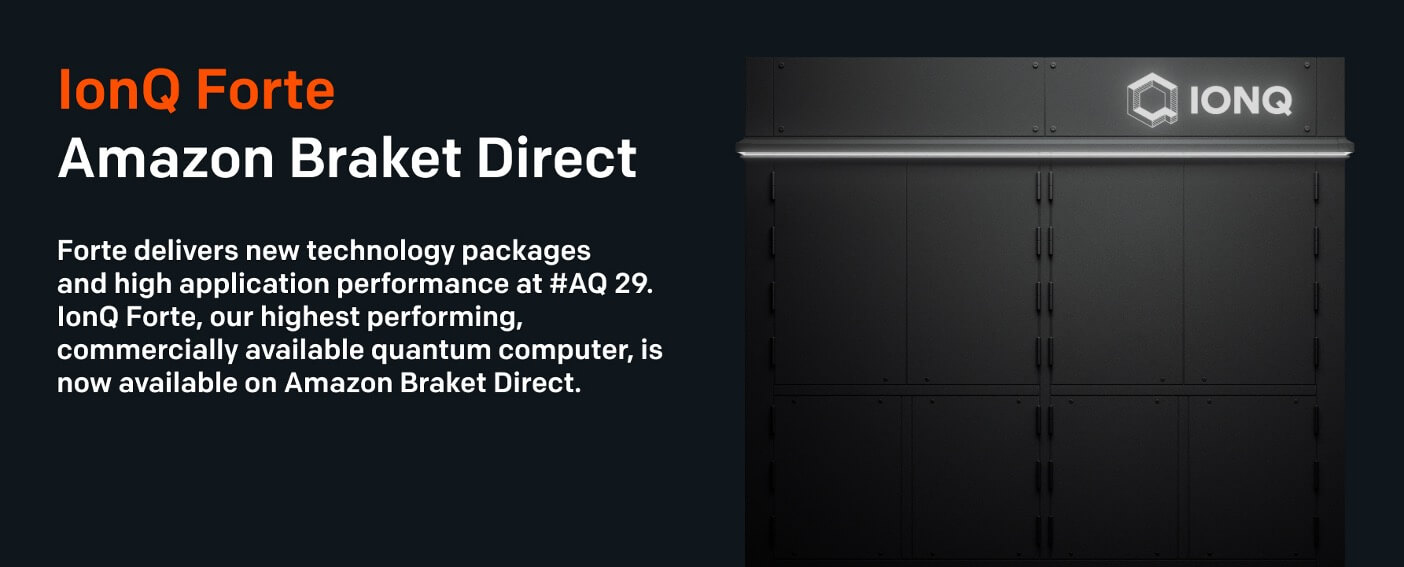 IonQ Forte Amazon Braket Direct