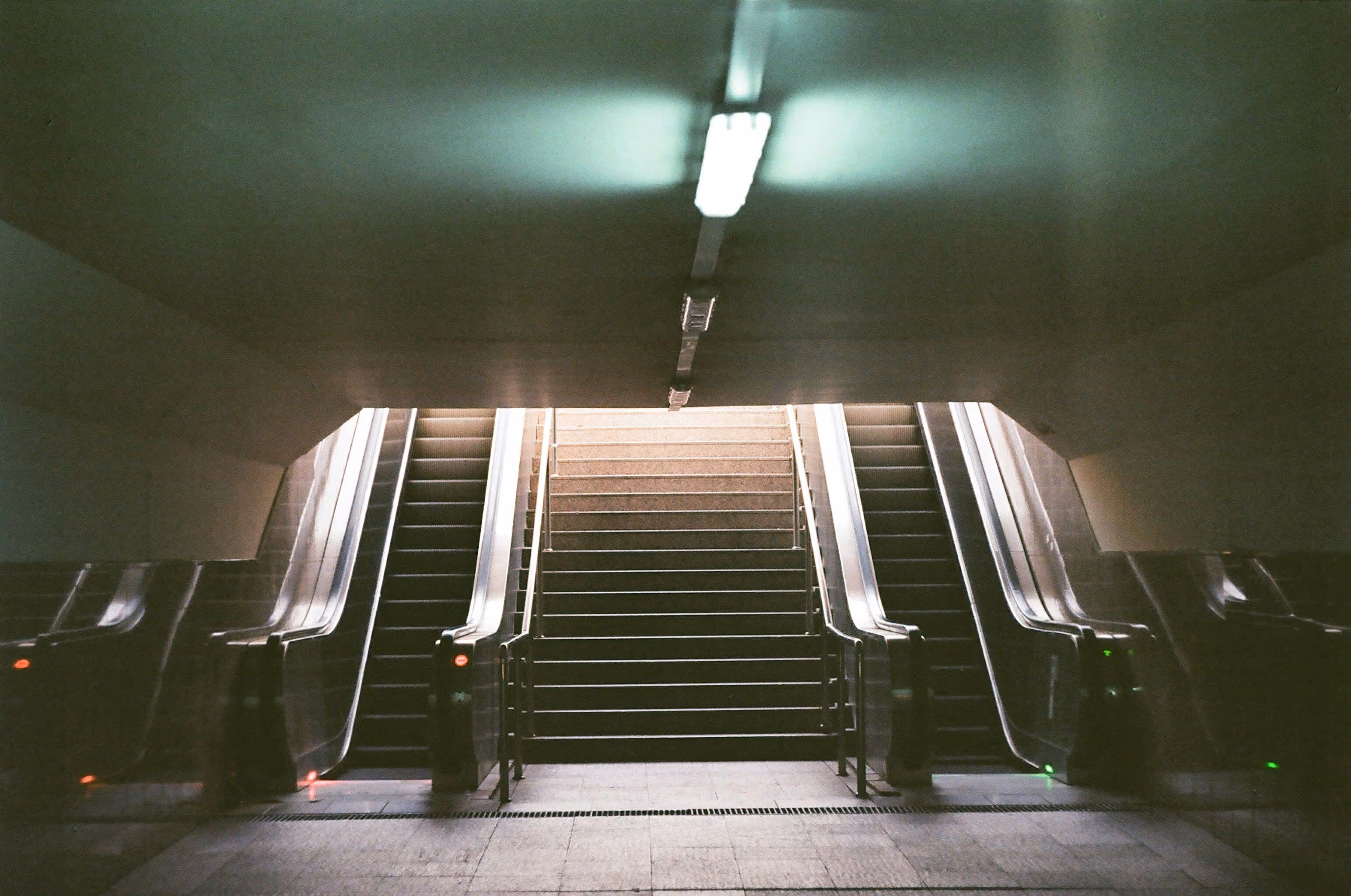 Illustrative image of an escalator
