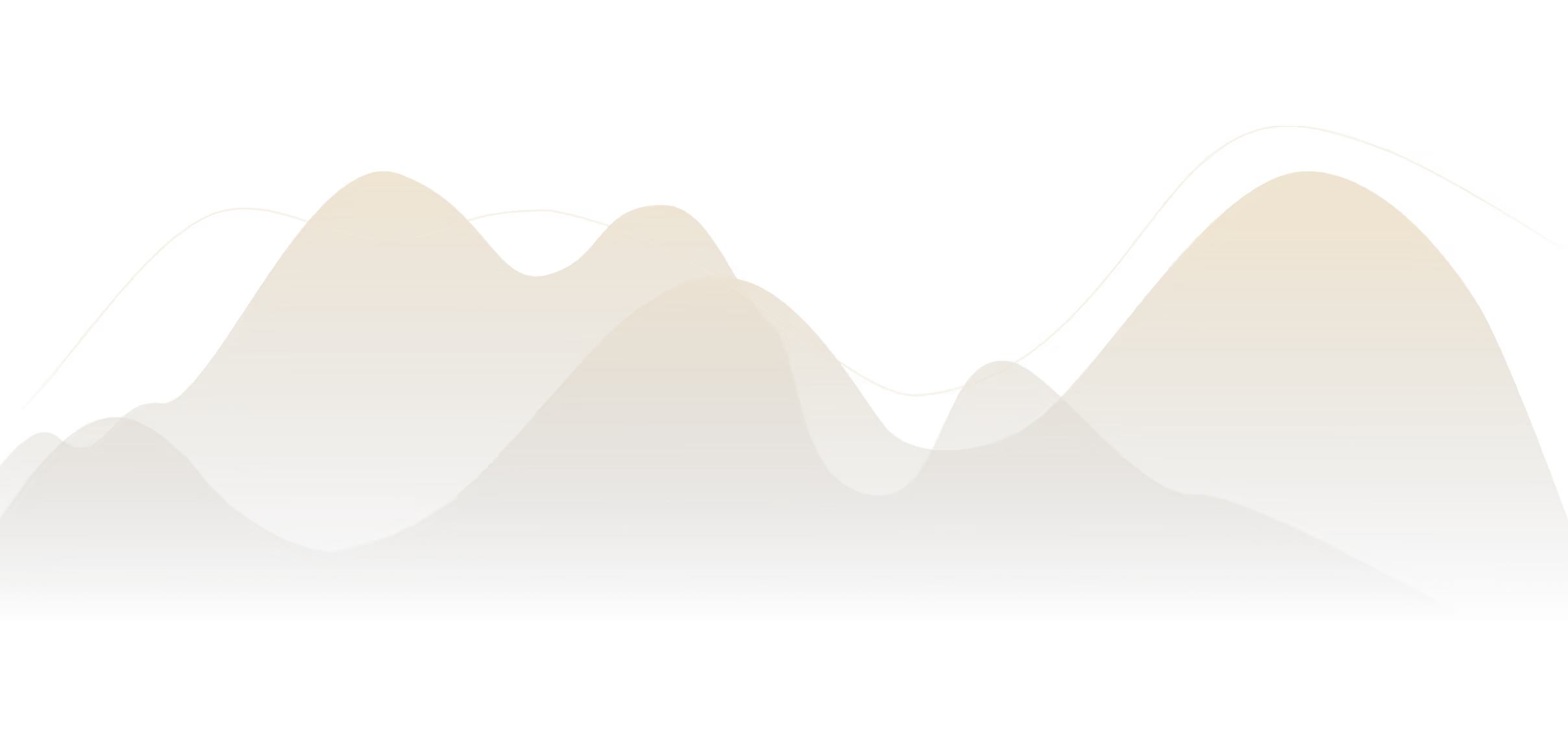 Smooth layered gold and black wave pattern with translucent overlapping curves on a dark background.