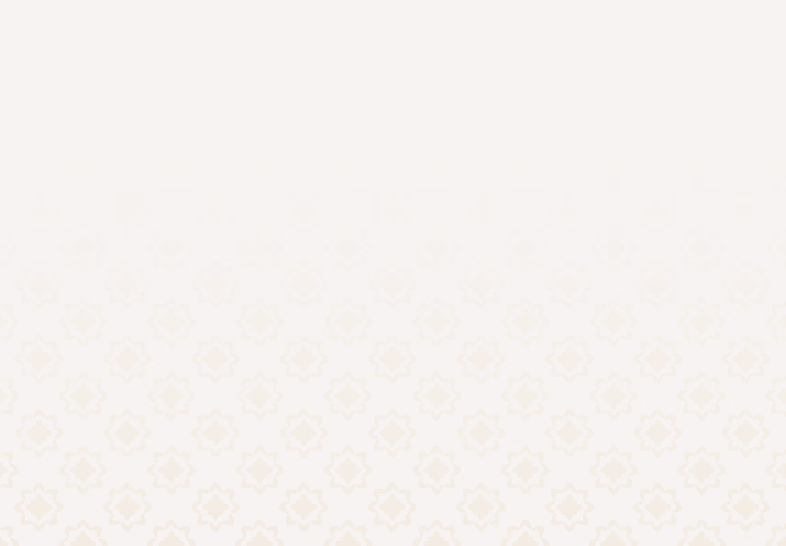 Light cream background with a repeating pattern of pale beige geometric flower shapes fading upwards into white.